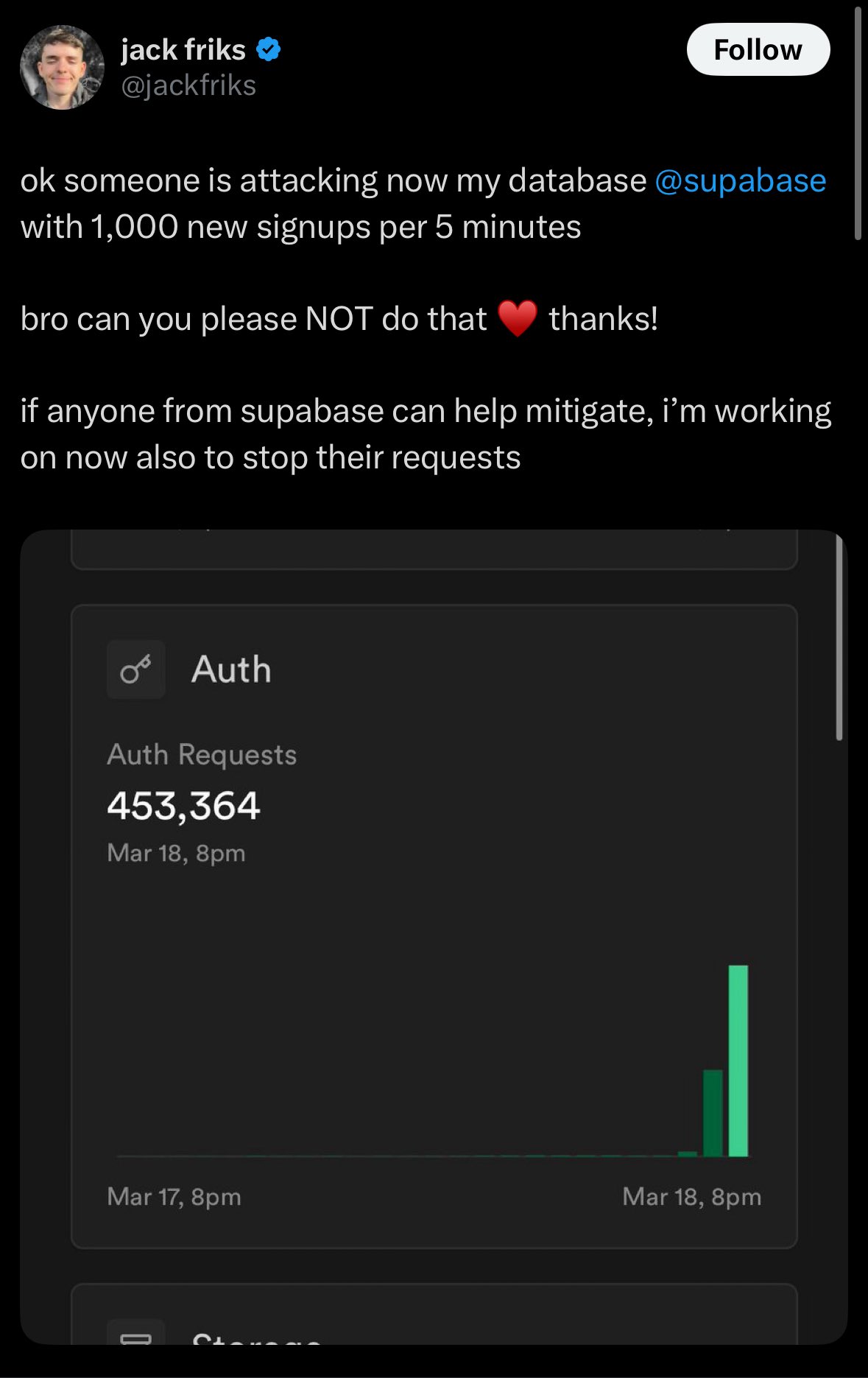 Jack Friks getting hacked